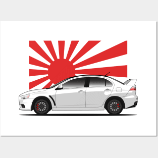 Lancer Evolution JDM Posters and Art